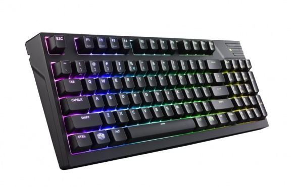 Cooler Master prezentuje nowe klawiatury mechaniczne IT i technologie, LIFESTYLE - Na rynku już od jakiegoś czasu dostępne są wersje MasterKeys Pro S RGB i Pro M White, teraz zaś przyszła kolej na zamianę ról: Cooler Master właśnie wprowadził na rynek klawiatury Pro S z białym podświetleniem LED i Pro M w wersji RGB.