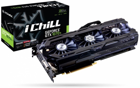Inno3D iChill GeForce GTX 1070Ti X4 – niby podkręcać nie wolno, ale… IT i technologie, LIFESTYLE - GeForce GTX 1070Ti to nowy układ graficzny NVIDII. Ciekawostką jest, że „zieloni” zakazali partnerom tworzenia wersji fabrycznie podkręconych. Czy to oznacza wysyp kart referencyjnych? Nic z tych rzeczy. Karta iChill GTX 1070Ti X4 jest bardzo odległa od modelu referencyjnego.