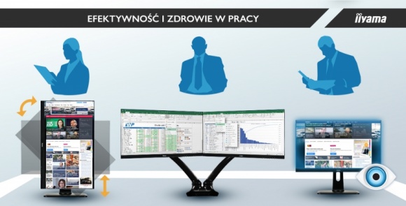 Efektywność i zdrowie w pracy IT i technologie, LIFESTYLE - Graficy, programiści, marketingowcy, publicyści - wszyscy oni spędzają codziennie długie godziny przed monitorem. Dlatego wybór odpowiedniego ekranu i jego właściwy montaż jest w ich przypadku kwestią kluczową.