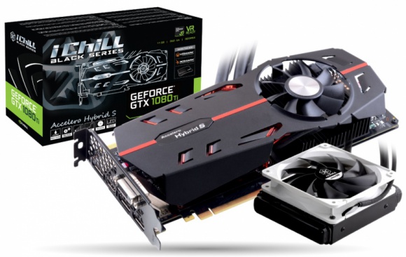 GTX 1080 Ti z fabrycznym chłodzeniem hybrydowym IT i technologie, LIFESTYLE - GeForce GTX 1080Ti jest najwydajniejszym spośród konsumenckich procesorów graficznych NVIDII (chyba, że zaliczymy do nich Titan V). Do chłodzenia rozbudowanego GPU potrzeba wydajnego systemu odprowadzania ciepła. Firma Inno3D postanowiła rozwiązać ten problem w nietypowy sposób.
