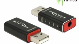 Delock: karta dźwiękowa dla komputerów i tabletów IT i technologie, LIFESTYLE - Karta dźwiękowa na USB dobrej jakości to często jedyne wyjście dla posiadaczy laptopów lub tabletów, obdarzonych bardziej wrażliwym słuchem. Układy zintegrowane często generują sygnał słabej jakości. Receptą na to może być nowe urządzenie marki Delock, o numerze 65899.