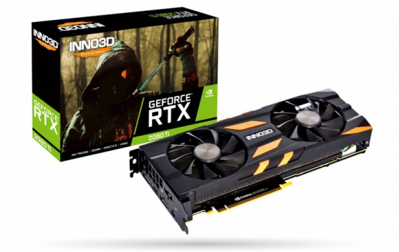 Inno3D GeForce RTX 2080 Ti X2 OC - karta graficzna dla wymagających na 2019 rok IT i technologie, LIFESTYLE - Inno3D pokazało już kilka gotowych kart z tym GPU. Jedną z nich jest model z dopiskiem X2 OC.