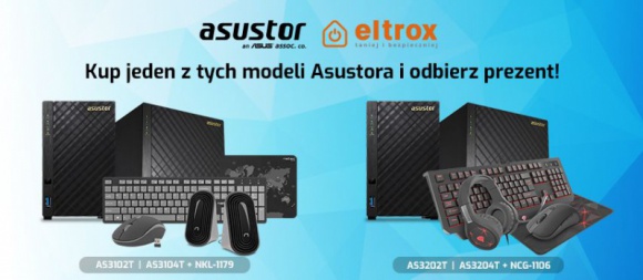 Asustor: kup NAS-a i zdobądź atrakcyjne akcesoria komputerowe IT i technologie, LIFESTYLE - W okres jesienny warto wejść z bardziej optymistycznym nastawieniem. Pomóc ma w tym promocja, w której klienci przy zakupie dysku sieciowego Asustor dodatkowo będą mieli możliwość nabycia zestawu akcesoriów za symboliczną złotówkę.