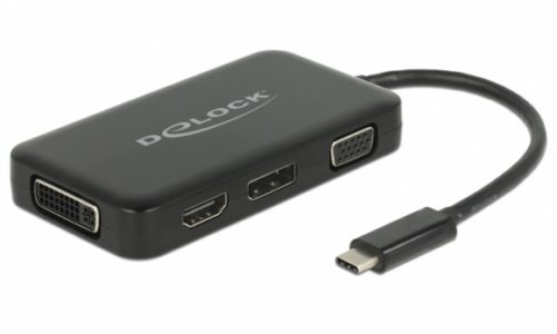 Delock: adapter o czterech różnych wyjściach wideo