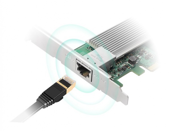 Asustor wprowadza 10-cio gigabitową kartę sieciową IT i technologie, LIFESTYLE - Olbrzymia przepustowość dostępna już teraz. Tajwański producent dodał do oferty model AS-T10G 10G Base-T. Pod tą nazwą kryje się karta sieciowa działająca w standardzie 10 GbE.