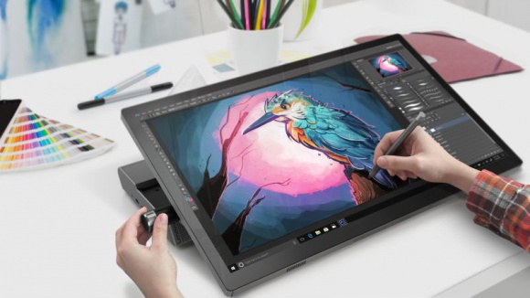 Wydajna Yoga A940 do kreatywnej pracy IT i technologie, LIFESTYLE - Podczas targów CES 2019 w Las Vegas Lenovo zaprezentowało wyjątkowy komputer do kreatywnej pracy.