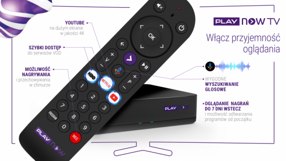 Nowa usługa dla miłośników filmów i seriali - PLAY NOW TV IT i technologie, LIFESTYLE - Operator Play uruchomił PLAY NOW TV, która łączy najpopularniejsze serwisy wideo w Internecie z tradycyjną telewizją. Dostęp do wszystkich opcji umożliwi TV BOX.