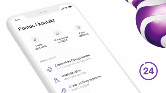 Nowy sposób kontaktu z Obsługą Klienta w aplikacji Play24