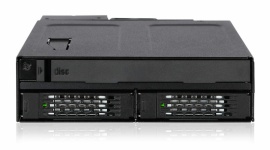 Icy Dock MB602SPO-B - płyty i dyski w jednym IT i technologie, LIFESTYLE - Icy Dock ToughArmor MB602SPO-B to kieszeń mieszcząca w sobie 2 dyski HDD/SSD o wysokości 9,5 mm lub 12,7 mm oraz napęd CD/DVD/Blu-Ray w jednej zatoce 5,25".