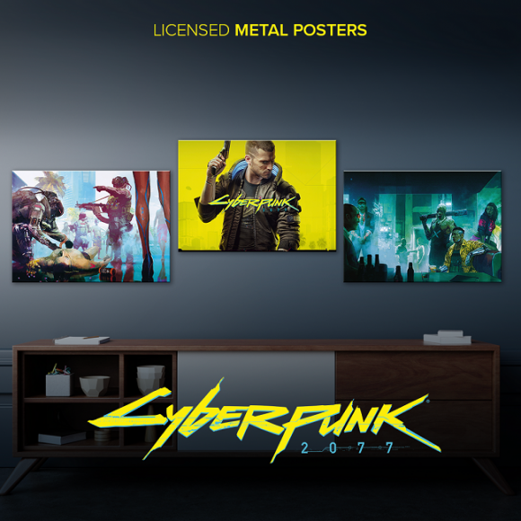 Cyberpunk 2077 pojawi się na… metalowych plakatach IT i technologie, LIFESTYLE - Cyberpunk 2077 pojawi się na… metalowych plakatach