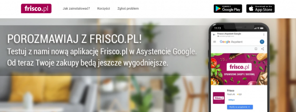 Nowa jakość w e-grocery. Zakupy na Frisco.pl z Asystentem Google IT i technologie, LIFESTYLE - Wystartowała testowa wersja nowej funkcji Asystenta Google, umożliwiająca głosowe składanie zamówień na Frisco.pl To jedno z pierwszych takich wdrożeń w branży e-grocery na świecie.
