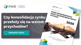 70 mln RGU na rynku telekomunikacyjnym w Polsce w 2022 roku Telekomunikacja, BIZNES - Z najnowszych szacunków PMR wynika, że na polskim rynku stale rośnie udział usług telekomunikacyjnych sprzedawanych w pakiecie w relacji do ogółu usług telekomunikacyjnych w kraju. Prognozy PMR zakładają utrzymanie trendu w kolejnych latach.