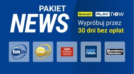 TVN24 i TVN24 BiS już teraz w PLAY NOW i PLAY NOW TV Telekomunikacja, BIZNES - Play rozszerza ofertę pakietów telewizyjnych dla użytkowników PLAY NOW i PLAY NOW TV. Operator wprowadza do oferty nowy pakiet NEWS, w którym znajdą się popularne kanały informacyjne: TVN24, TVN24BiS, Euronews, Bloomberg i BBC World News.